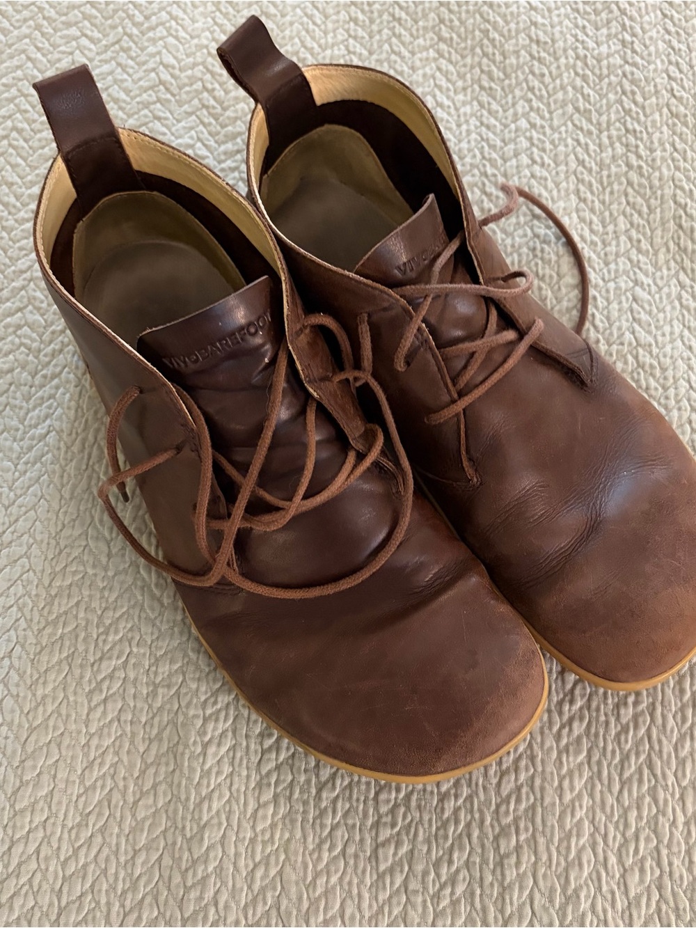 Vivo Barefoot Brown Leather Chukka Boots